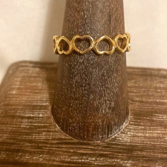 Anthropologie Jewelry - The Ups and Downs of Love Heart Ring